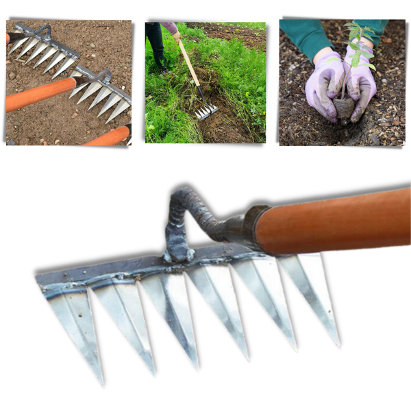 Time Saving Lawn Scarifier for Effortless Weeding and Deep Soil Penetration