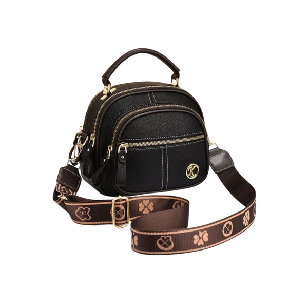 Vegan Leather Sling Bag With Water Resistant Lightweight Design