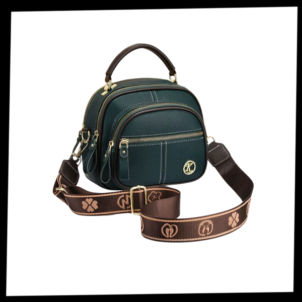 Vegan Leather Sling Bag With Water Resistant Lightweight Design