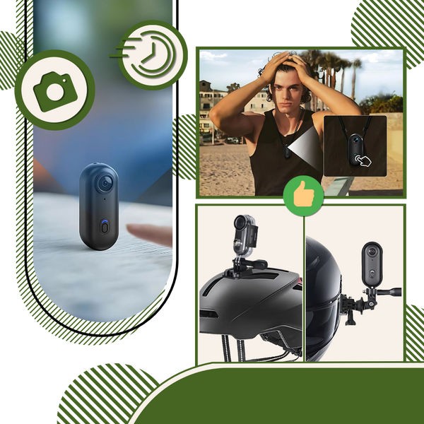 4K Action Camera With Hands Free Recording And All Day Battery