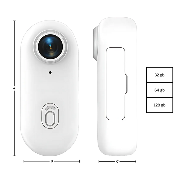 4K Action Camera With Hands Free Recording And All Day Battery