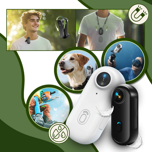 4K Action Camera With Hands Free Recording And All Day Battery