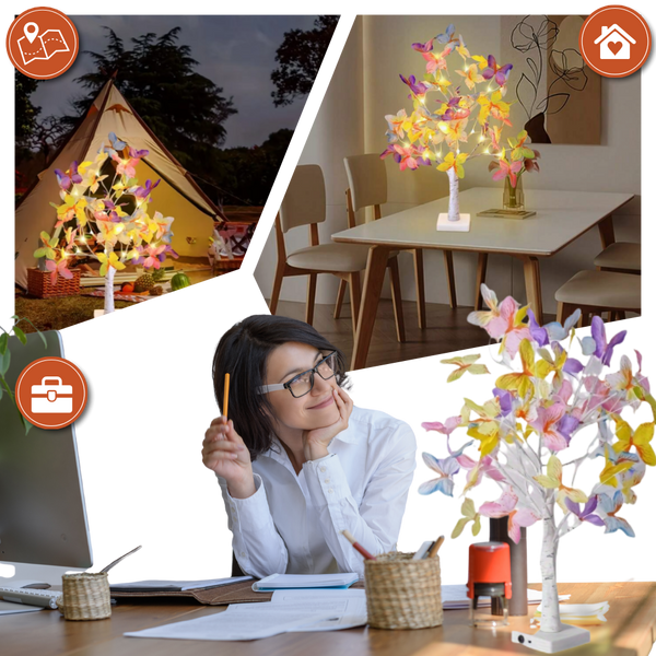 Fairy Light Tree Serene Ambience Easy Maintenance Compact Size
