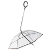 Clear Rainproof Dog Umbrella Leash Keeps Your Dog Dry During Walks