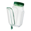 Clear Meal Prep Jar With Built In Sauce Cup For Mess Free Meals