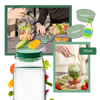 Clear Meal Prep Jar With Built In Sauce Cup For Mess Free Meals