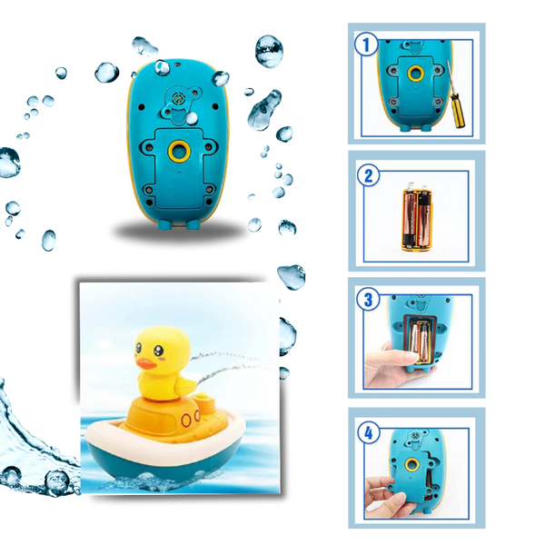 Premium Bath Toy Set With Interactive Multi Spray Modes And Three Ducks