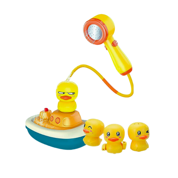 Premium Bath Toy Set With Interactive Multi Spray Modes And Three Ducks