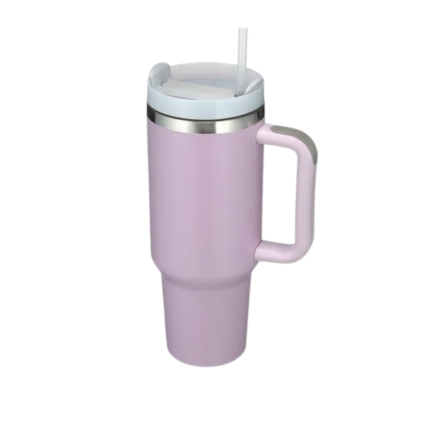 Large Capacity Insulated Stainless Steel Tumbler With Handle Hydration On The Go
