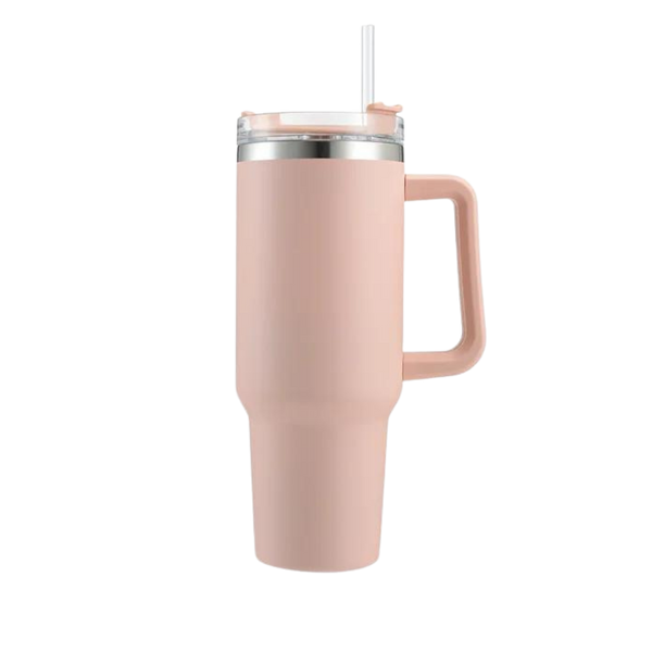 Large Capacity Insulated Stainless Steel Tumbler With Handle Hydration On The Go