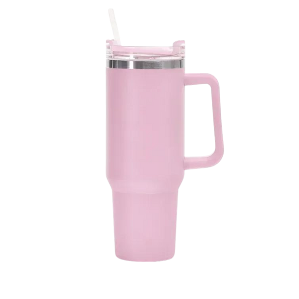 Large Capacity Insulated Stainless Steel Tumbler With Handle Hydration On The Go