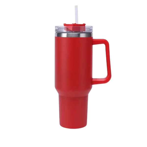 Large Capacity Insulated Stainless Steel Tumbler With Handle Hydration On The Go