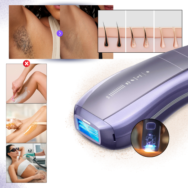 At Home IPL Hair Removal Device With Ice Cooling For Fast Results