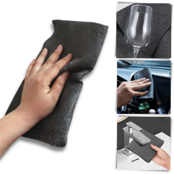 Premium Thickened Microfiber Cleaning Cloth Delivers Streak Free Surfaces