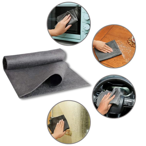 Premium Thickened Microfiber Cleaning Cloth Delivers Streak Free Surfaces