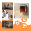 Slim Ceramic Smart Room Heater With Digital Thermostat For Quiet Warmth