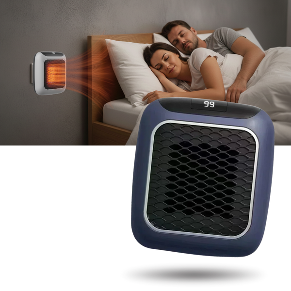 Slim Ceramic Smart Room Heater With Digital Thermostat For Quiet Warmth
