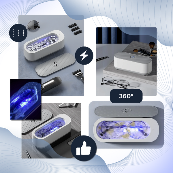Premium Ultrasonic Cleaner for Jewelry and Glasses with Silent Operation