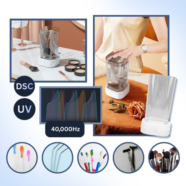 Premium Ultrasonic Cleaner for Jewelry and Glasses with Silent Operation