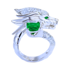 Handcrafted Silver Dragon Ring With Timeless Elegance And Adjustable Fit