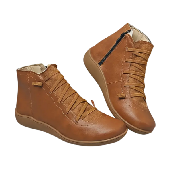 Unisex Arch Support Boots With Cross Strap Design For All Day Comfort
