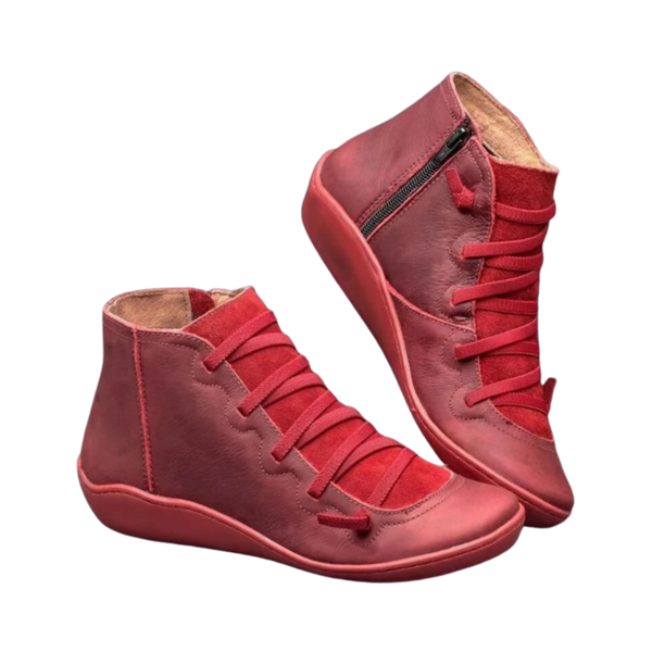 Unisex Arch Support Boots With Cross Strap Design For All Day Comfort