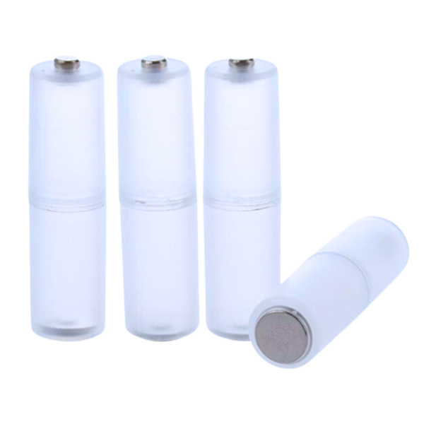 Universal AAA to AA Battery Adapter for On the Go Power