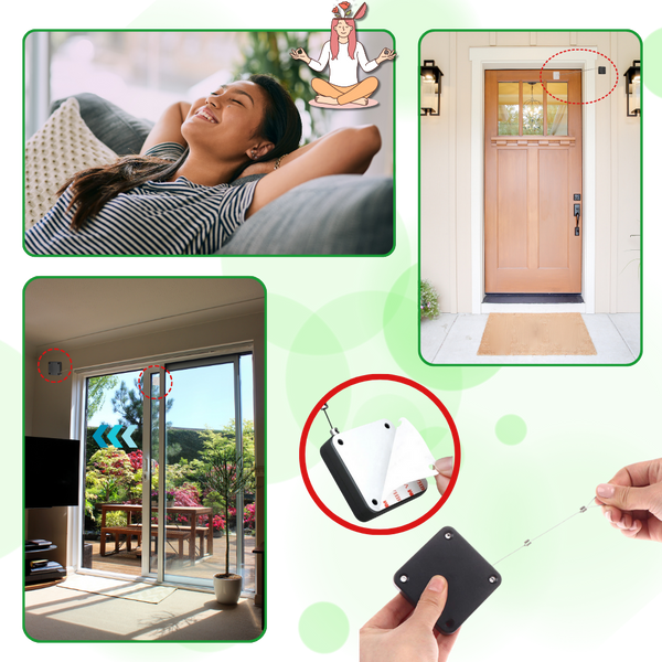 Screw-Free Automatic Door Closer With Soft Close And Universal Fit