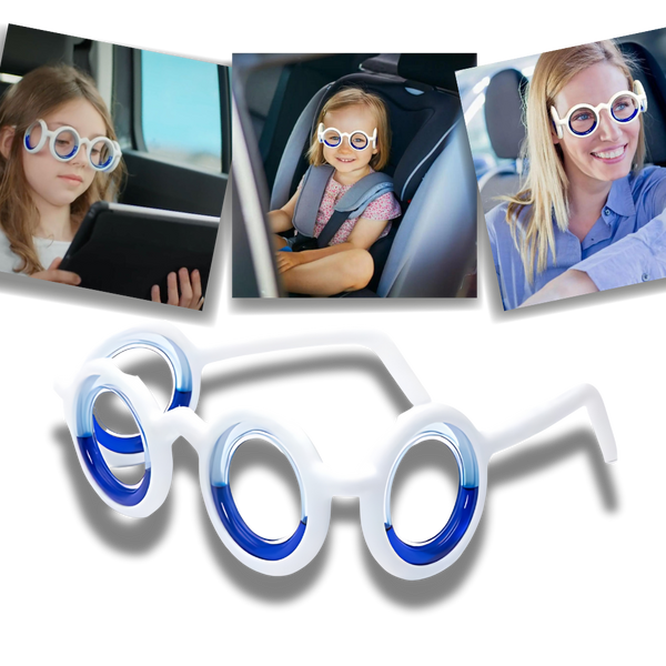 Universal Fit Anti Vertigo Glasses for Travel Nausea Relief and Comfort