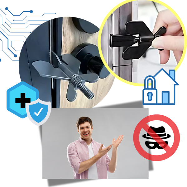 Travel Door Lock No Drilling Rust Resistant For Hotels And Homes