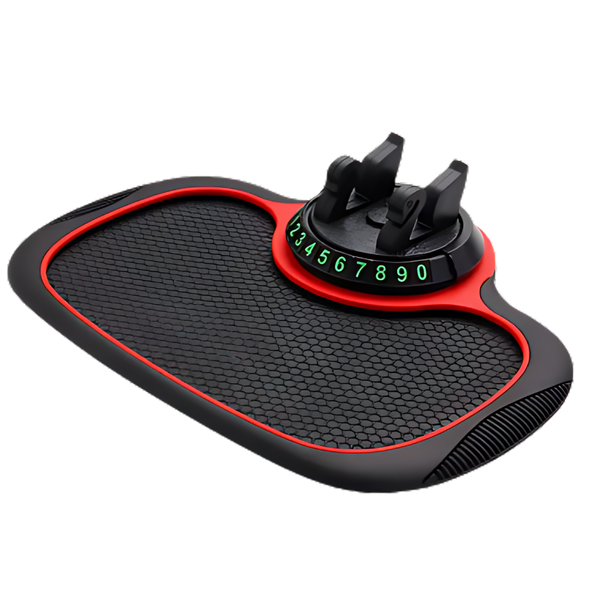 Car Phone Mount With Secure Grip And 360 Degree Rotation
