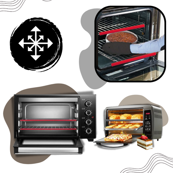 Heat Resistant Silicone Oven Rack Protector With Universal Fit And Non Slip