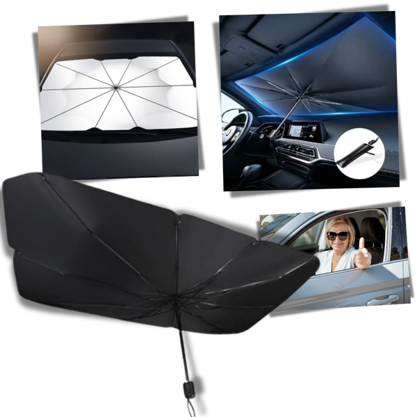 Car Windshield Umbrella With Ultraviolet Protection For Heat Reduction