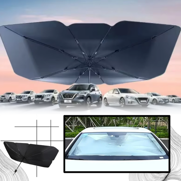 Car Windshield Umbrella With Ultraviolet Protection For Heat Reduction