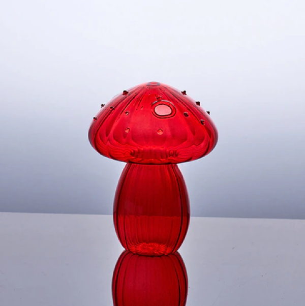 Velo Mushroom Glass Vase