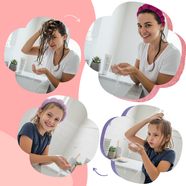 Lux Velvet Spa Headband For Ultra Absorbent Non Slip Hair Care
