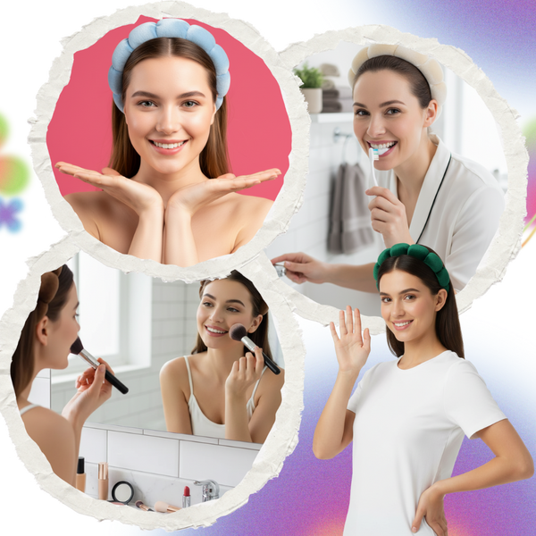 Lux Velvet Spa Headband For Ultra Absorbent Non Slip Hair Care