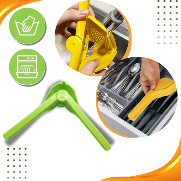 Premium Manual Citrus Squeezer With Builtin Strainer For Max Juice Yield