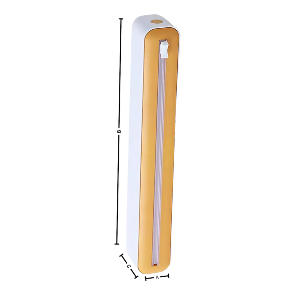 Plastic Wrap Cutter With Ergonomic Grip For Precise Safe Cuts