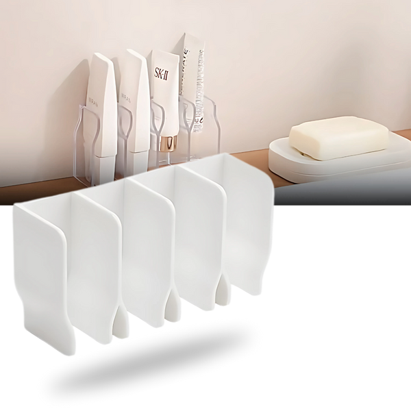 Premium Space Saving Skincare Rack With Water Resistant Adhesive