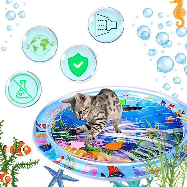 Portable Pet Water Mat For Sensory Play And Developmental Stimulation