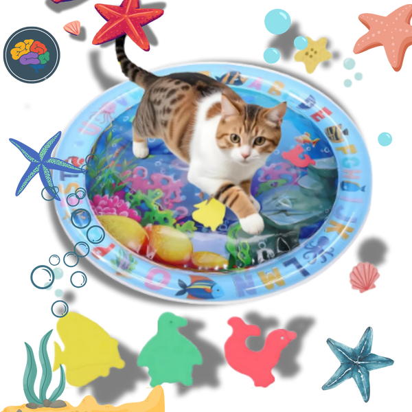 Portable Pet Water Mat For Sensory Play And Developmental Stimulation