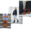 Vintage Polyurethane Leather Ankle Boots With All Day Comfort