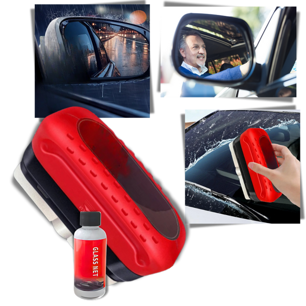 Windscreen Cleaner With Water Repellent Shield For Clear Rain Visibility