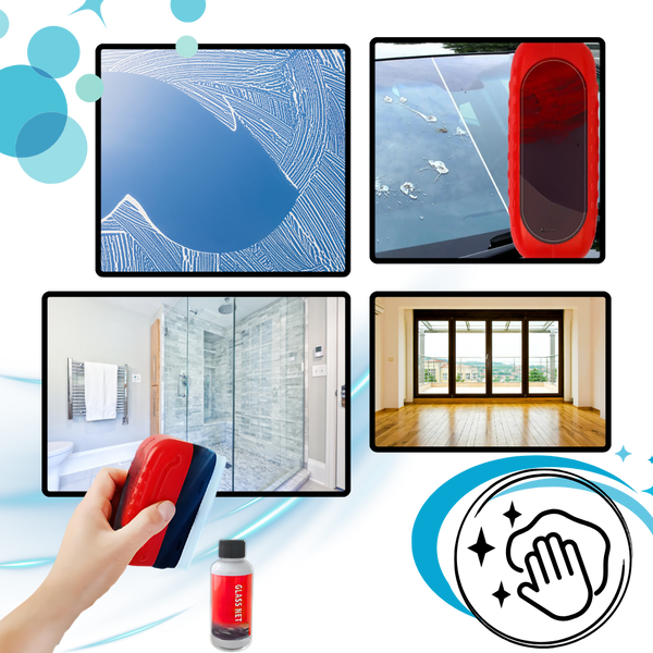 Windscreen Cleaner With Water Repellent Shield For Clear Rain Visibility