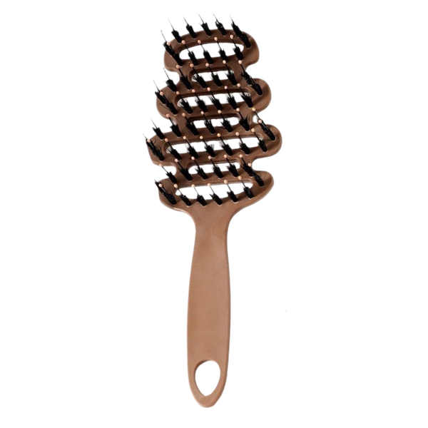 Volumizing Boar Bristle Brush For Volume And Frizz Control