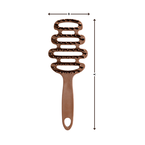 Volumizing Boar Bristle Brush For Volume And Frizz Control