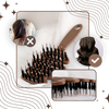 Volumizing Boar Bristle Brush For Volume And Frizz Control