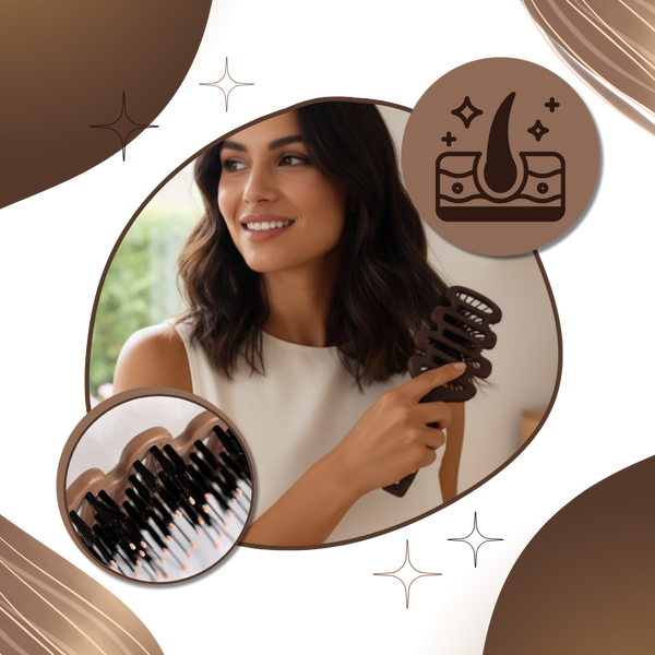 Volumizing Boar Bristle Brush For Volume And Frizz Control