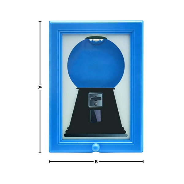 Wall Mount Candy Frame Dispenser With Photo Frame And Large Capacity